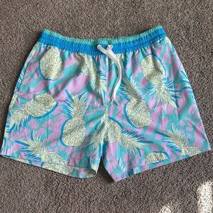 Pineapple Print Swim Shorts